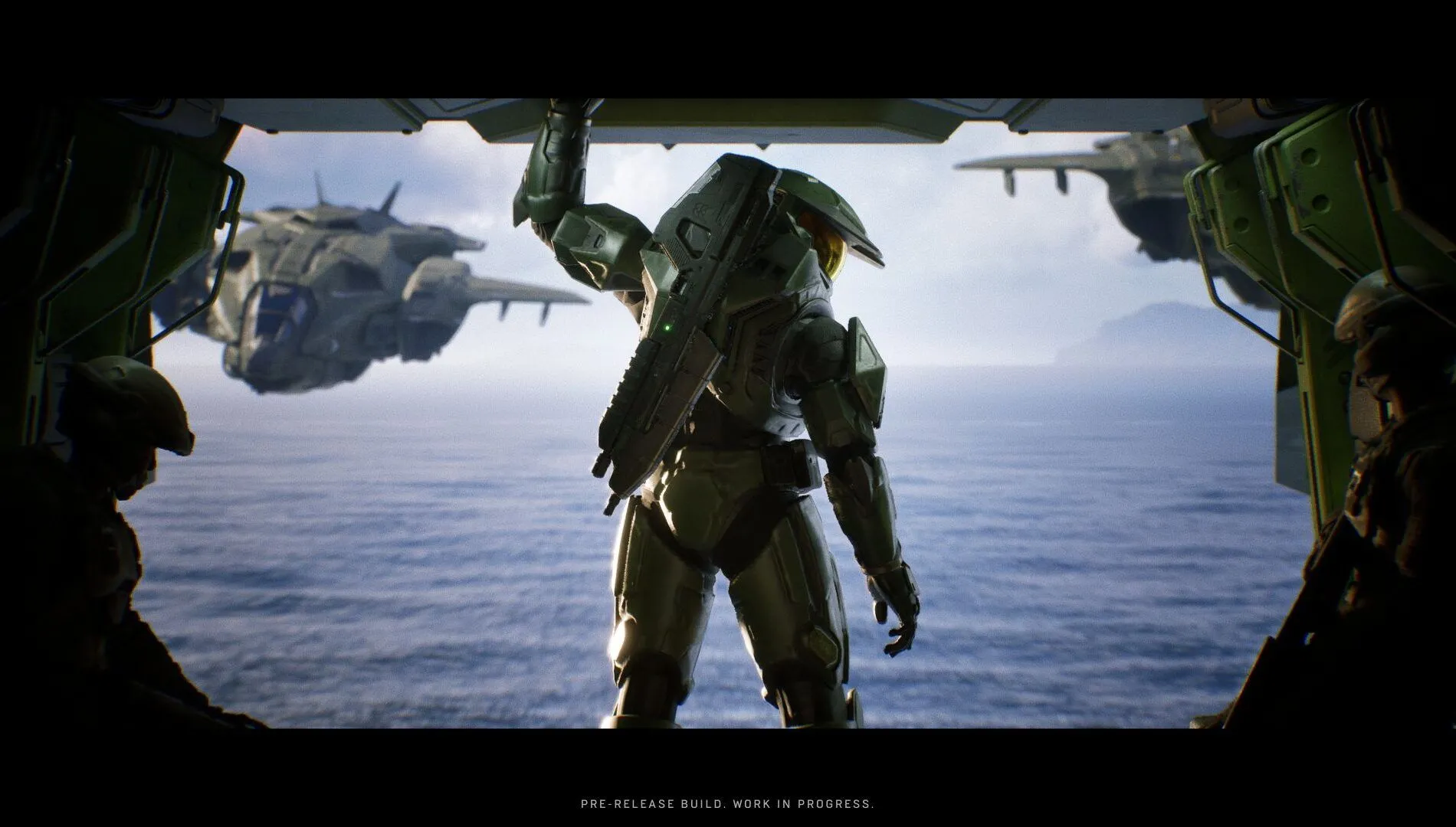 Cảnh cinematic Halo Campaign Evolved, Master Chief trong bộ giáp năng lượng