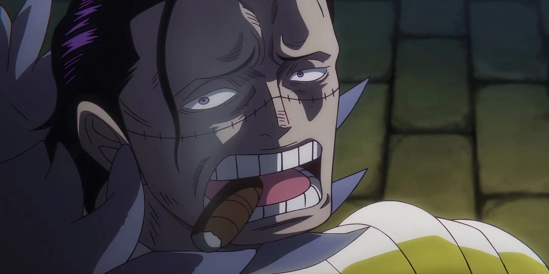 Crocodile tại Impel Down, minh họa nhu cầu nâng cấp Haki để duy trì đẳng cấp cựu lãnh đạo