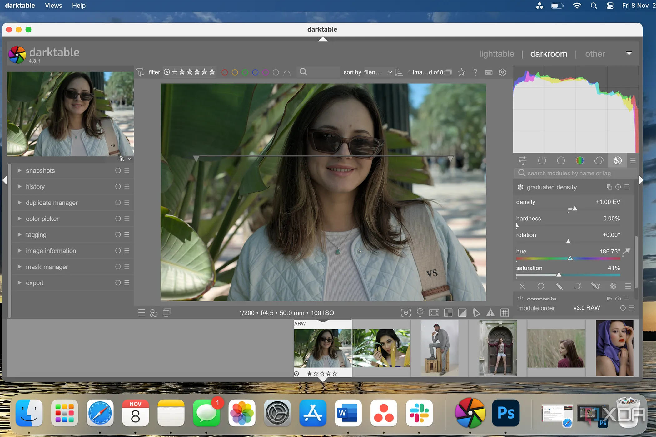 Darktable sử dụng bộ lọc và masking để xử lý ảnh RAW, phù hợp cho ảnh thumbnail game và sản phẩm