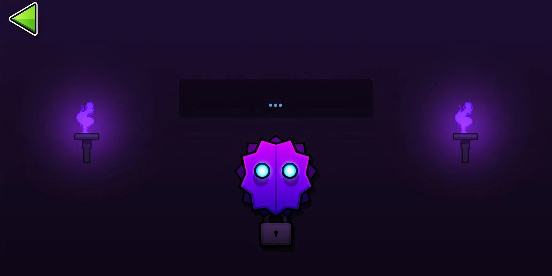 Hình ảnh The Wraith Vault trong Geometry Dash minh họa vị trí mở mã