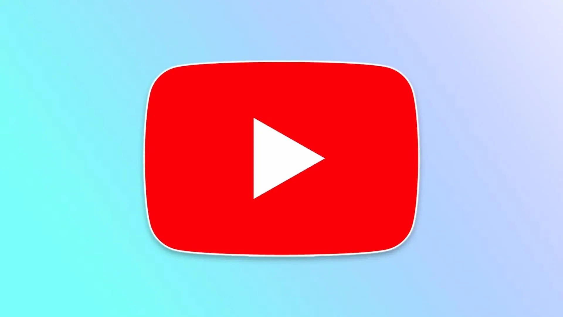Logo YouTube trên nền màu sắc rực rỡ