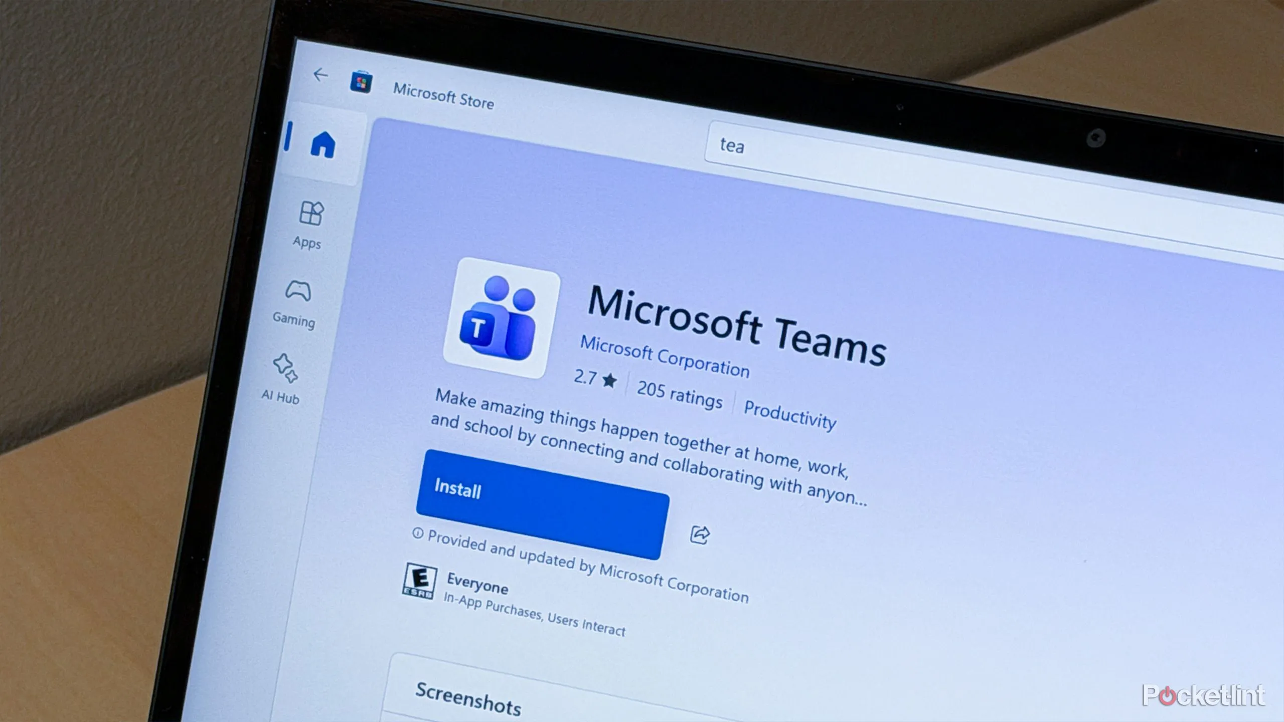 Microsoft Teams chạy trên laptop: tính năng mới chỉ áp dụng cho desktop và Mac theo roadmap của Microsoft