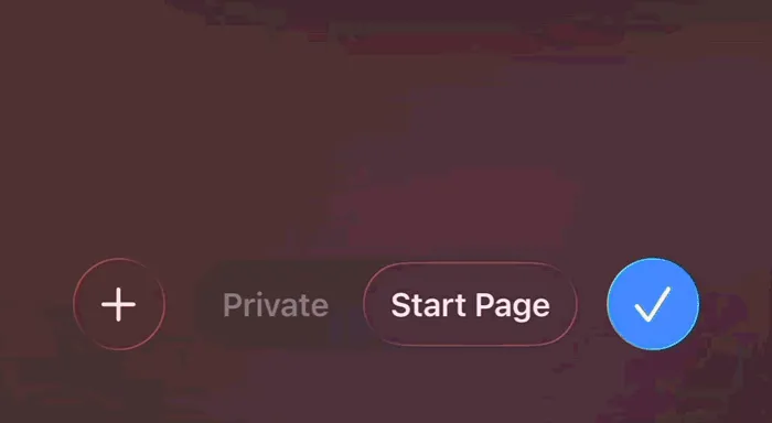 Nhấn giữ nút new tab (+) để xem danh sách các tab đã đóng gần đây và mở lại nếu cần.