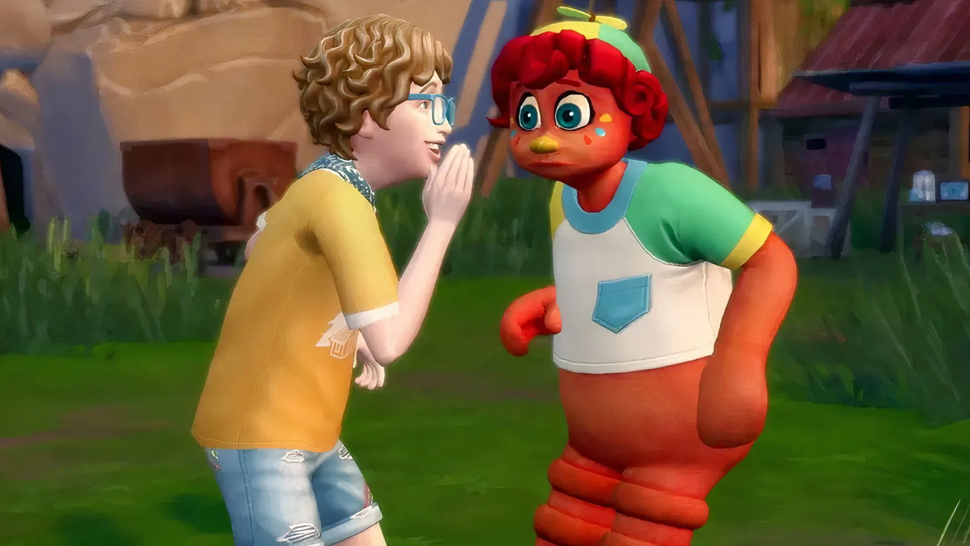 Nhân vật và nội dung sáng tạo trong The Sims 4, ví dụ Imaginary Friend Little Monster