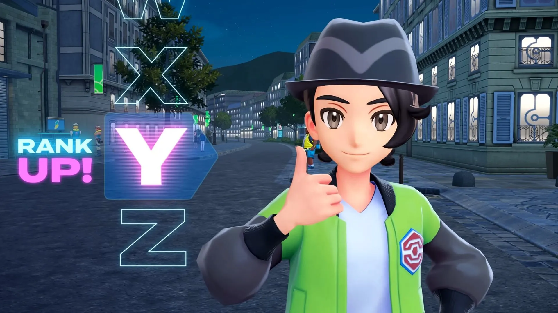 Paxton đạt Rank Y trong Pokemon Legends Z-A, cảnh chơi thể hiện tiến trình nhiệm vụ chính