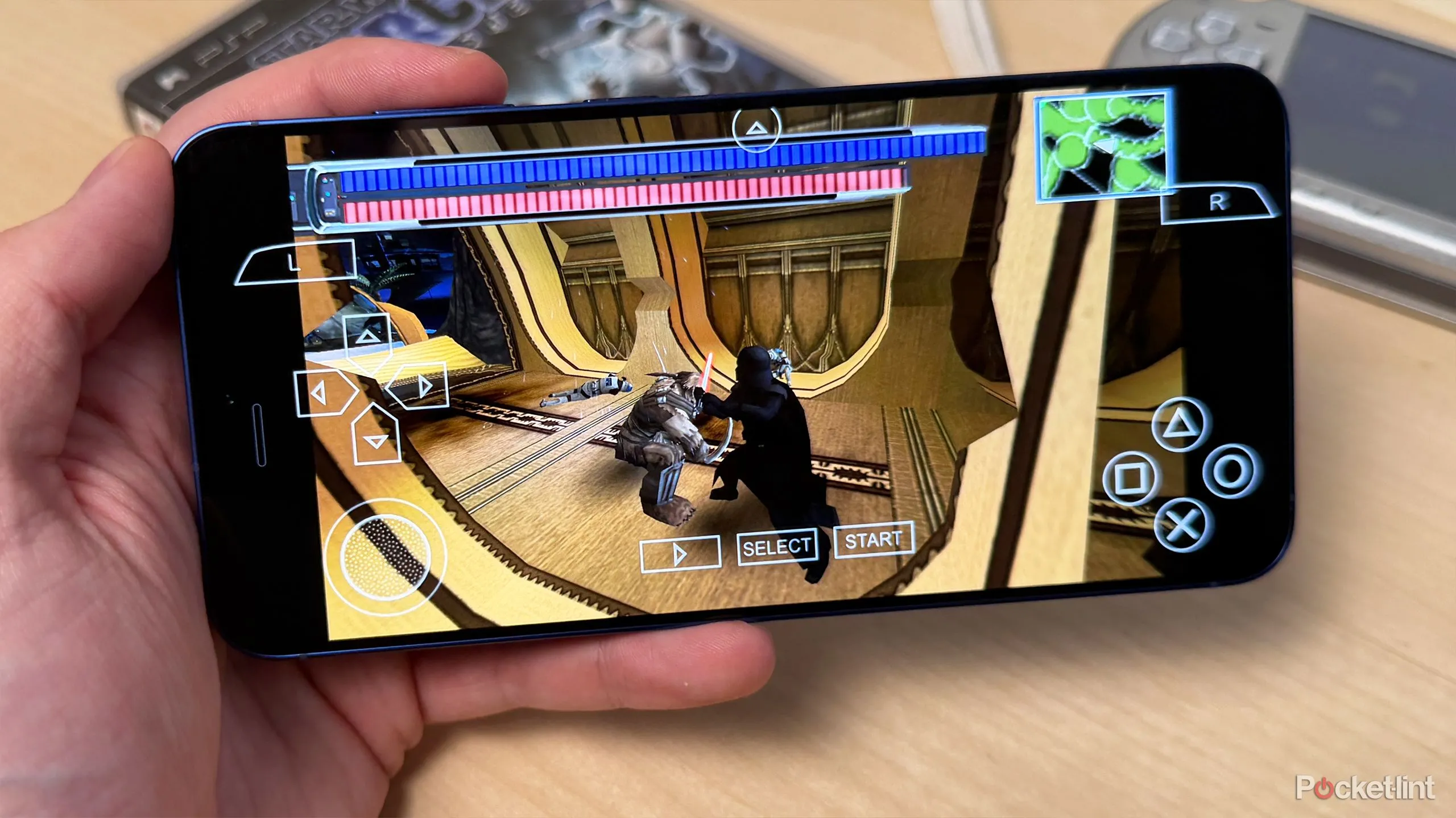 Star Wars: The Force Unleashed chạy trên PPSSPP Android