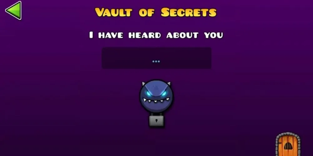 Vault of Secrets Codes cho Geometry Dash